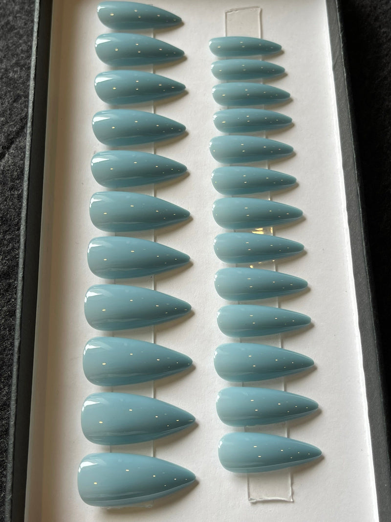 Sky blue - Glansfuld Stiletto